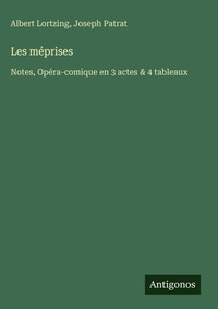 Enlarge image Cover: Les méprises - Antigonos Verlag