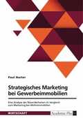 Cover: Strategisches Marketing bei Gewerbeimmobilien - GRIN Verlag