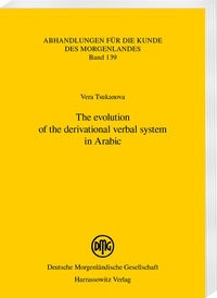 Abbildung von: The evolution of the derivational verbal system in Arabic - Harrassowitz Verlag