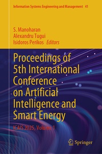 Enlarge image Cover: Proceedings of 5th International Conference on Artificial Intelligence and Smart Energy - Springer