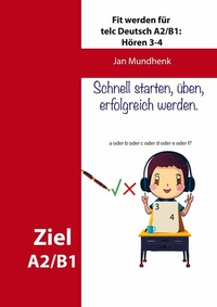 Abbildung von: Fit werden für telc Deutsch A2/B1: Hören 3-4 - BoD - Books on Demand