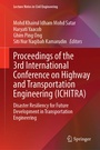 Cover: Proceedings of the 3rd International Conference on Highway and Transportation Engineering (ICHITRA) - Springer Nature Switzerland AG