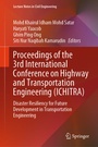 Cover: Proceedings of the 3rd International Conference on Highway and Transportation Engineering (ICHITRA) - Springer