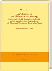 Abbildung von: Die Christologie des Philoxenus von Mabbug - Harrassowitz Verlag