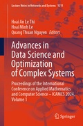 Cover: Advances in Data Science and Optimization of Complex Systems - Springer