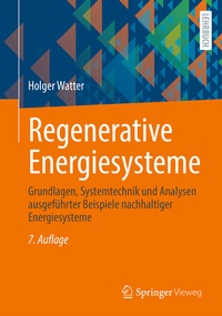 Abbildung von: Regenerative Energiesysteme - Springer Vieweg