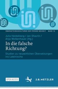 Abbildung von: In die falsche Richtung? - J.B. Metzler