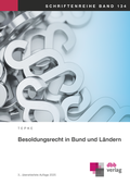 Cover: Besoldungsrecht in Bund und L&auml;ndern - DBB Verlag