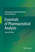 Cover: Essentials of Pharmaceutical Analysis - Springer