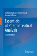 Cover: Essentials of Pharmaceutical Analysis - Springer Nature Switzerland AG