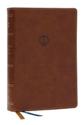 Cover: Enduring Word Study Bible: Pastoral Commentary from Every Chapter of the Bible (NKJV, Brown Leathersoft, Red Letter, Comfort Print, Thumb Indexed) - Thomas Nelson Publishers
