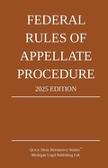 Abbildung von: Federal Rules of Appellate Procedure; 2025 Edition - Michigan Legal Publishing Ltd.