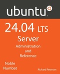 Cover: Ubuntu 24.04 LTS Server - Surfing Turtle Press