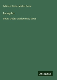 Enlarge image Cover: Le saphir - Antigonos Verlag