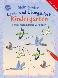 Abbildung von: Mein bunter Lern- und Übungsblock Kindergarten. Fehler finden, Paare verbinden - Arena