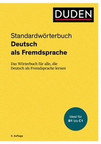 Abbildung von: Duden - Deutsch als Fremdsprache - Standardwörterbuch - Duden