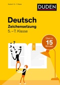 Cover: Deutsch in 15 Minuten - Zeichensetzung 5.-7. Klasse - Duden