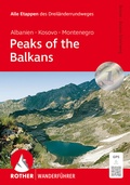 Cover: ROTHER Wanderf&uuml;hrer Peaks of the Balkans: Albanien, Kosovo und Montenegro - Rother Bergverlag