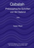 Cover: Qabalah, die philosophischen Schriften von Ibn Gebirol - epubli