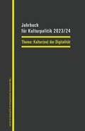 Cover: Jahrbuch f&uuml;r Kulturpolitik 2023/24 - transcript