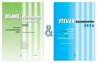 Abbildung von: Serien-Paket: BILANZBUCHHALTER JAHRBUCH (als Print) & STEUER NACHRICHTEN 2025 (als E-Book) - Grundner Fachbuch-Verlag für Steuer- und Wirtschaftsliteratur