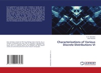 Enlarge image Cover: Characterizations of Various Discrete Distributions VI - LAP Lambert Academic Publishing