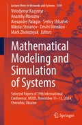 Cover: Mathematical Modeling and Simulation of Systems - Springer