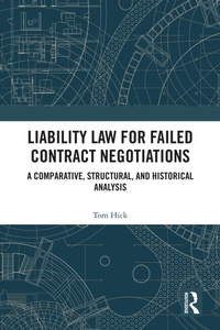 Abbildung von: Liability Law for Failed Contract Negotiations - Routledge