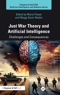 Cover: Just War Theory and Artificial Intelligence - Chapman & Hall/CRC