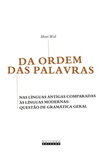Enlarge image Cover: DA ORDEM DAS PALAVRAS - Editora da Unicamp