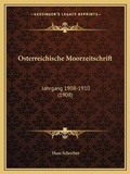 Cover: Osterreichische Moorzeitschrift - Kessinger Publishing