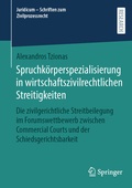 Abbildung von: Spruchkörperspezialisierung in wirtschaftszivilrechtlichen Streitigkeiten - Springer