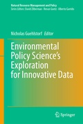 Cover: Environmental Policy Science's Exploration for Innovative Data - Springer