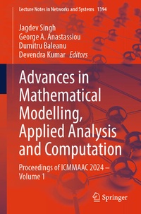 Enlarge image Cover: Advances in Mathematical Modelling, Applied Analysis and Computation - Springer