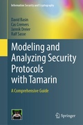 Cover: Modeling and Analyzing Security Protocols with Tamarin - Springer