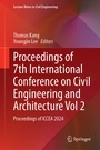 Cover: Proceedings of 7th International Conference on Civil Engineering and Architecture, Volume 2 - Springer Nature Switzerland AG