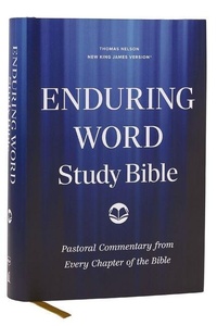 Enlarge image Cover: Enduring Word Study Bible: Pastoral Commentary from Every Chapter of the Bible (NKJV, Hardcover, Red Letter, Comfort Print) - Thomas Nelson Publishers