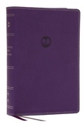 Cover: Enduring Word Study Bible: Pastoral Commentary from Every Chapter of the Bible (NKJV, Purple Leathersoft, Red Letter, Comfort Print, Thumb Indexed) - Thomas Nelson Publishers