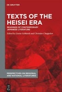 Cover: Texts of the Heisei Era - De Gruyter