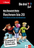 Bild: Die drei ??? Kids: Mein &Uuml;bungsheft Mathe 1. Klasse - Rechnen bis 20 - Klett