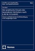 Abbildung von: Der praktische Einsatz des besonderen Vertreters nach § 46 Nr. 8 GmbHG - Nomos