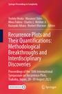 Cover: Recurrence Plots and Their Quantifications: Methodological Breakthroughs and Interdisciplinary Discoveries - Springer