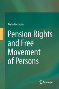 Enlarge image Cover: Pension Rights and Free Movement of Persons - Springer