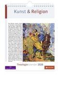 Cover: Kunst & Religion - Theologiekalender 2026 - Agentur Altepost 2015