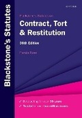 Bild: Blackstone's Statutes on Contract, Tort & Restitution - Oxford University Press