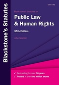 Cover: Blackstone's Statutes on Public Law & Human Rights - Oxford University Press