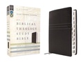 Cover: NIV, Biblical Theology Study Bible (Trace the Themes of Scripture), Leathersoft, Black, Thumb Indexed, Comfort Print - Zondervan