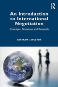 Cover: An Introduction to International Negotiation - Routledge