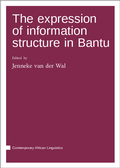 Cover: The expression of information structure in Bantu - Language Science Press
