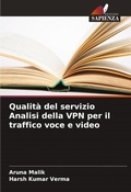 Cover: Qualita del servizio Analisi della VPN per il traffico voce e video - Edizioni Sapienza